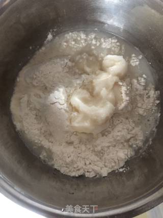 麻薯红豆沙肉松蛋黄酥的做法步骤：13