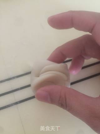 麻薯红豆沙肉松蛋黄酥的做法步骤：25