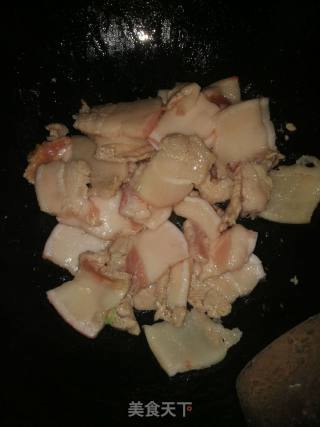 五花肉焖干豆角的做法步骤：3