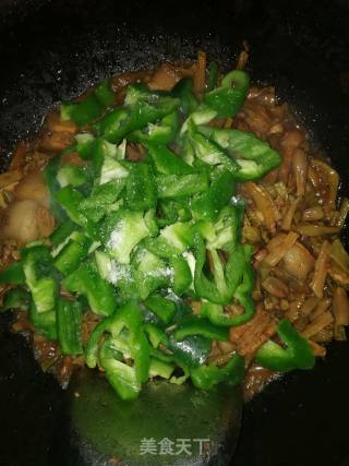 五花肉焖干豆角的做法步骤：7