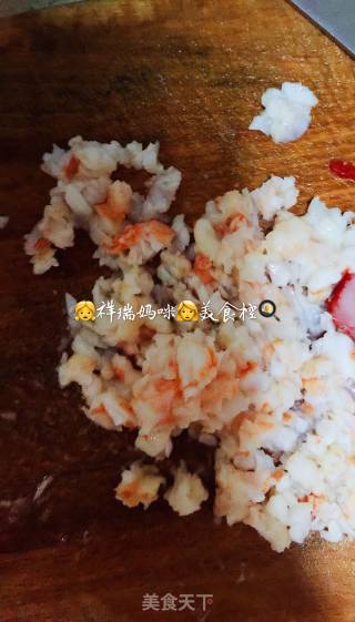 祥瑞宝宝餐桌之大虾叉烧饭的做法步骤：4