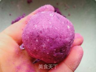 紫薯芝士饼的做法步骤：6