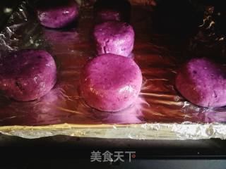 紫薯芝士饼的做法步骤：9
