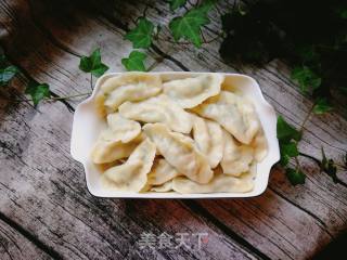 强烈推荐:平菇鸡蛋韭菜素饺的做法步骤：20