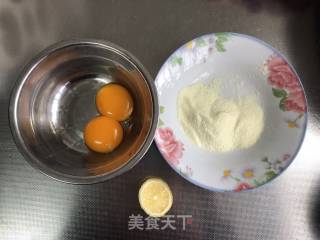 宝宝蛋黄溶豆的做法步骤：1