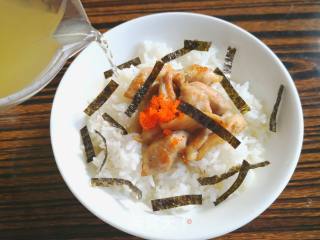 鸡肉茶泡饭的做法步骤：7