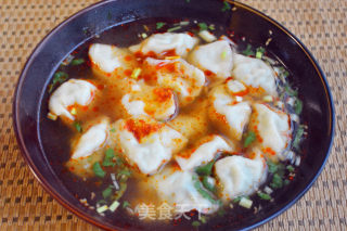 酸汤大肉莲菜水饺的做法步骤：20