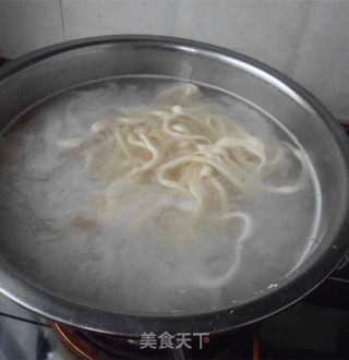 麻蛤扇贝打卤面的做法步骤：14
