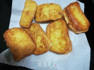黄金炸馒头片的做法步骤：9
