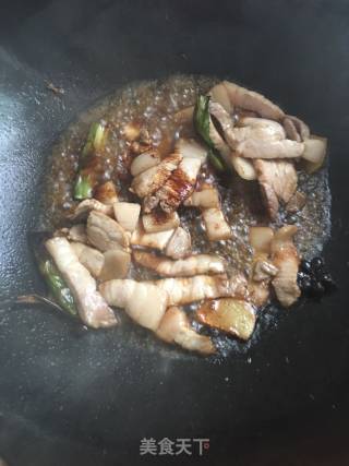 豆猪肉豆角焖饭的做法步骤：6