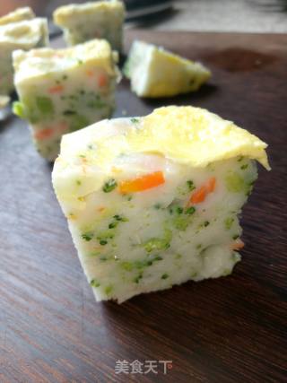 宝宝辅食#西兰花鸡蛋鱼糕的做法步骤：12
