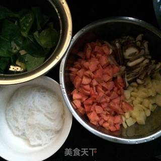 瘦肉时蔬面片的做法步骤：5