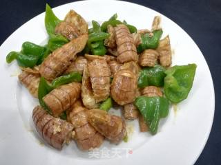 青椒炒皮皮虾的做法步骤：15