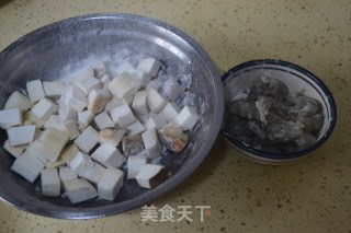 香菌焗虾仁的做法步骤：2