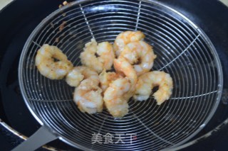 香菌焗虾仁的做法步骤：4