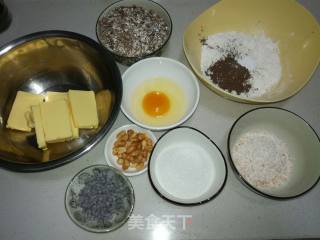 巧克力麦片饼干的做法步骤：1