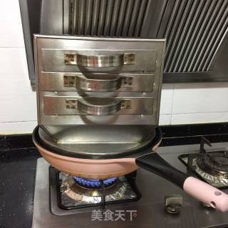 鲜虾鸡蛋肠粉的做法步骤：6