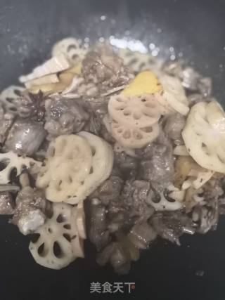 鸭焖莲藕的做法步骤：8