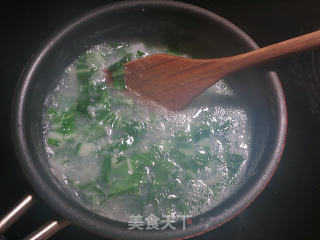 生滚牛肉白菜粥的做法步骤：3