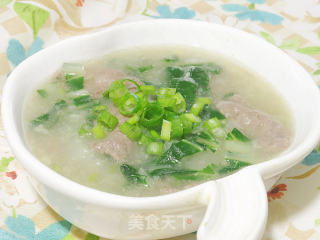 生滚牛肉白菜粥的做法步骤：6