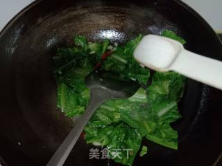蒜香莴笋叶的做法步骤：6