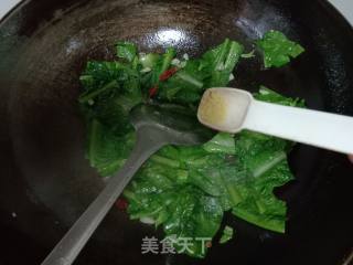 蒜香莴笋叶的做法步骤：7