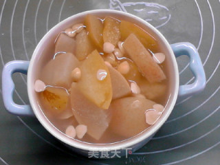 苹果雪梨杏仁生姜汤的做法步骤：9