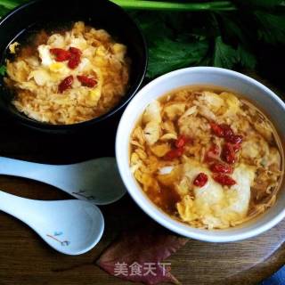 红糖甜酒蛋花的做法步骤：8