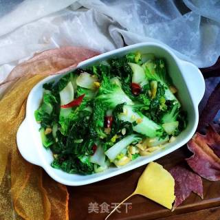 爆炒青菜的做法步骤：5