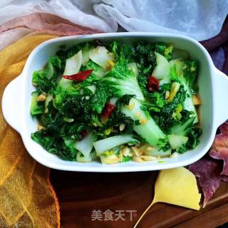 爆炒青菜的做法步骤：6