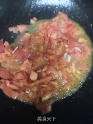 茄汁瘦肉豌豆饭的做法步骤：5