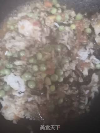 茄汁瘦肉豌豆饭的做法步骤：9
