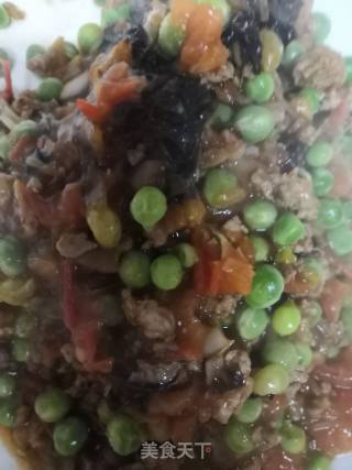 茄汁瘦肉豌豆饭的做法步骤：10