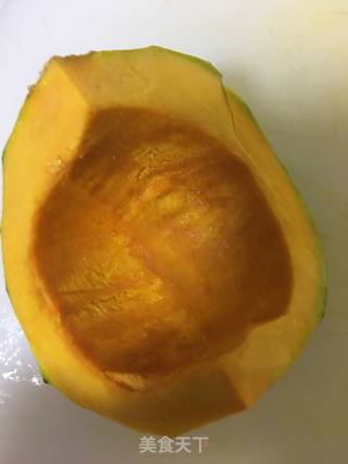 南瓜大米粥的做法步骤：1
