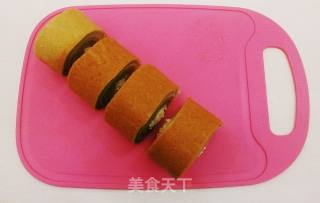 奶油抹茶蛋糕卷的做法步骤：25