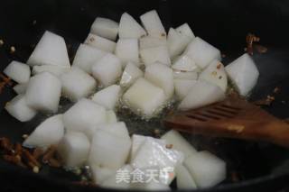 白萝卜虾米汤的做法步骤：5