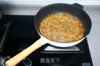 肉丝圆白菜炖粉条的做法步骤：8