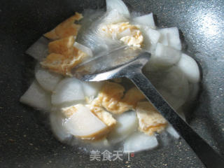 鸭蛋萝卜煮粉丝的做法步骤：6