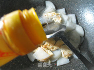 鸭蛋萝卜煮粉丝的做法步骤：7