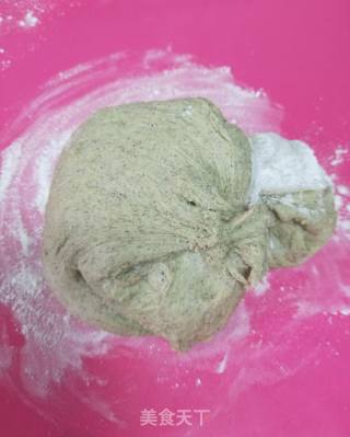 黑豆粉莓干面包的做法步骤：8