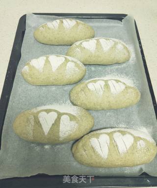 黑豆粉莓干面包的做法步骤：16