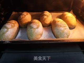 黑豆粉莓干面包的做法步骤：17