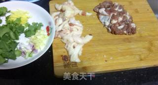 苦瓜炒鸭肉的做法步骤：3