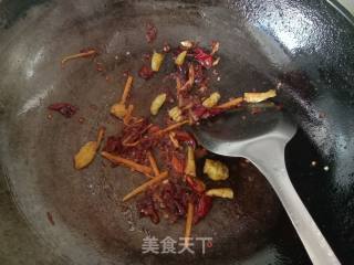 瘦肉豆腐泡烩猪血的做法步骤：8