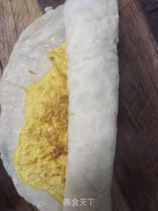鸡蛋煎饼的做法步骤：4