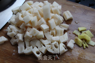 莲藕丁烧肉的做法步骤：5