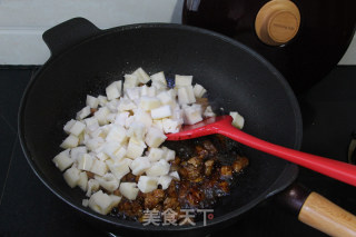 莲藕丁烧肉的做法步骤：8