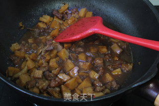 莲藕丁烧肉的做法步骤：11