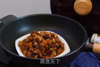莲藕丁烧肉的做法步骤：12