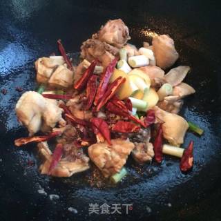 鸡块土豆拌面的做法步骤：5
